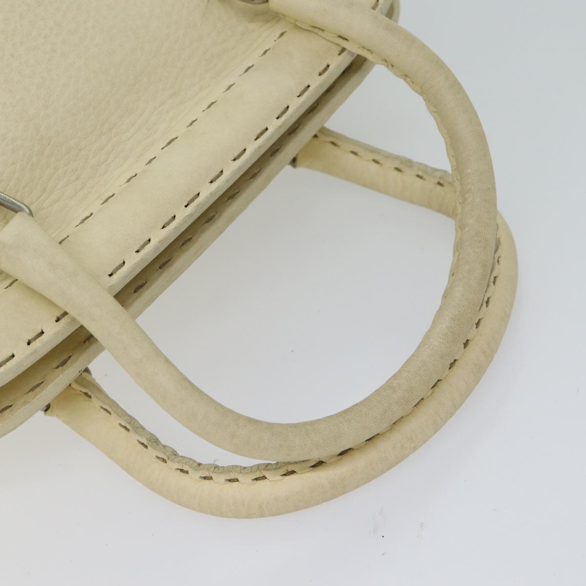 FENDI Hand Bag Canvas Beige70574