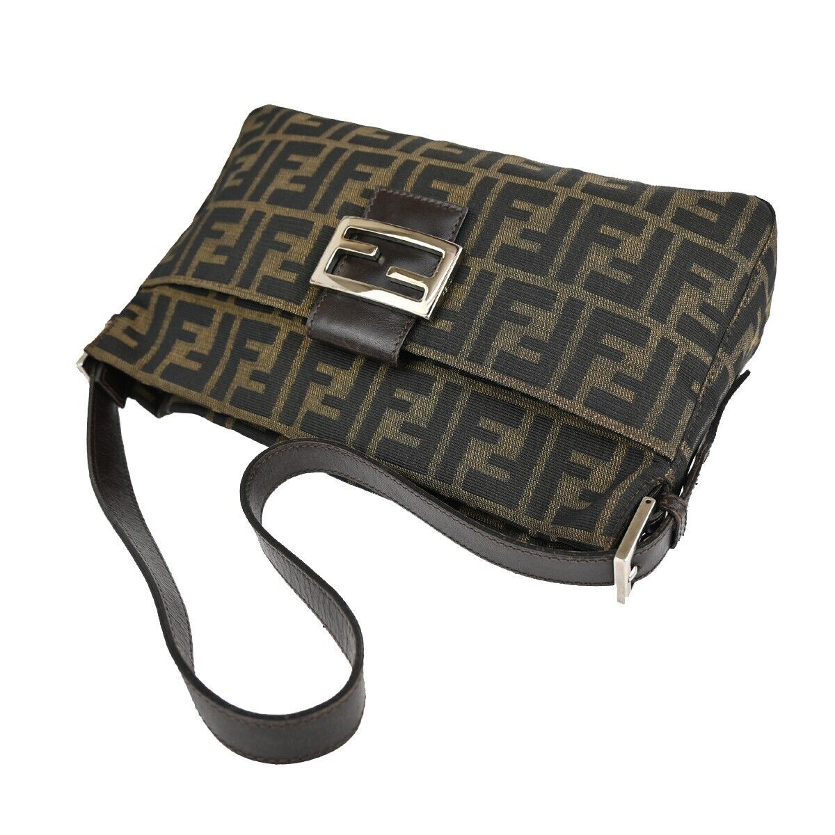 Fendi Zucca  Canvas Clutch Bag ()