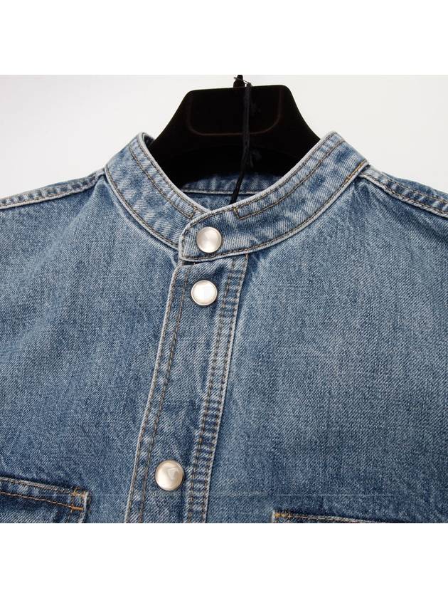 Bottega Veneta Denim China Collar Shirt 1006hv