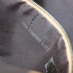 FENDI Zucchino Canvas Hand Bag Canvas Beige Brown70596