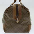 CELINE Macadam Canvas Boston Bag Coated Canvas Brown  70631