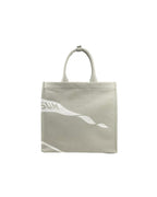 Burberry Knight Horseback Canvas Tote Women Beige Tote Bags