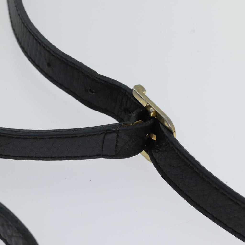 FENDI Zucca Canvas Mamma Baguette Shoulder Bag Black Brown70814