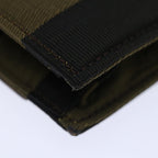 FENDI Pecan Canvas Clutch Bag Black70820