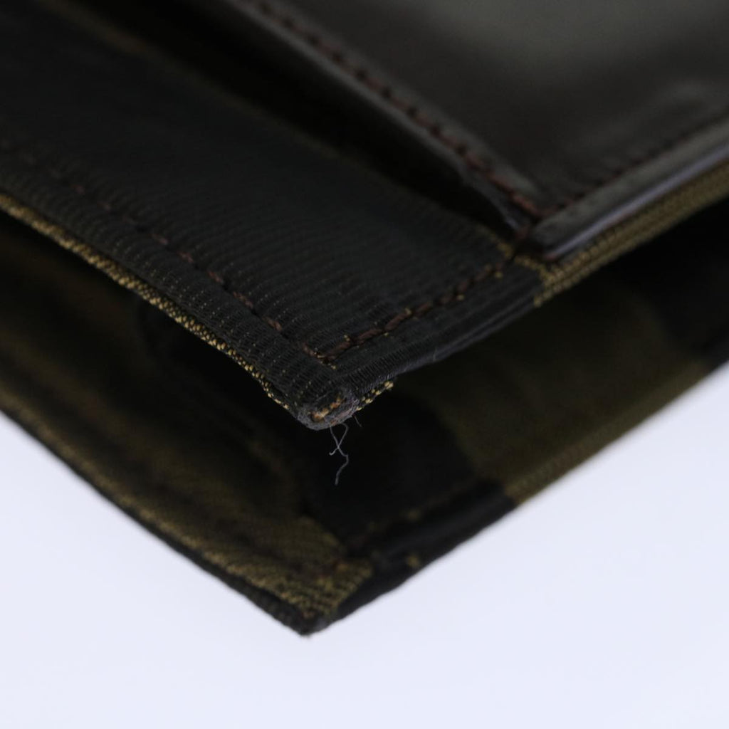 FENDI Pecan Canvas Clutch Bag Black70820