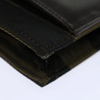 FENDI Pecan Canvas Clutch Bag Black70820