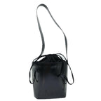 CELINE Shoulder Bag Enamel Black  70828
