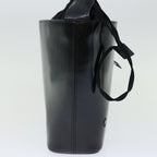 CELINE Shoulder Bag Enamel Black  70828