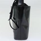 CELINE Shoulder Bag Enamel Black  70828