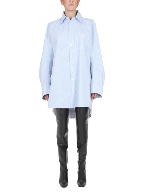 BOTTEGA VENETA Curved Back Classic Collar Shirt for Women