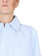 BOTTEGA VENETA Curved Back Classic Collar Shirt for Women