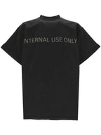 Balenciaga Inside Out Oversized Distressed Short Sleeve T-Shirt Black