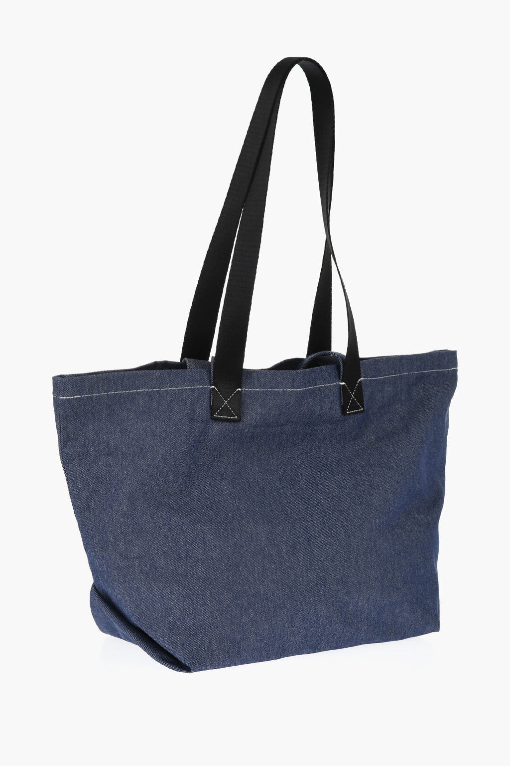 Chloe See By Denim Tote Bag With Embossed Embroidery