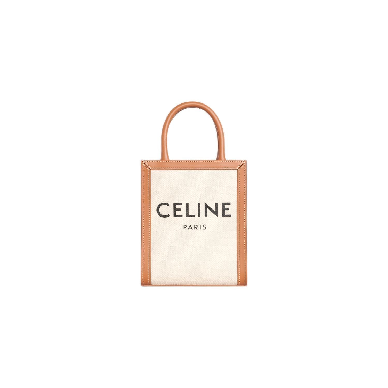 Celine Women's Mini Vertical Cabas Bag in Nat/Tan | 193302BNZ