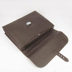 Hermes Briefcases 2813 Unisex Briefcase Coffee