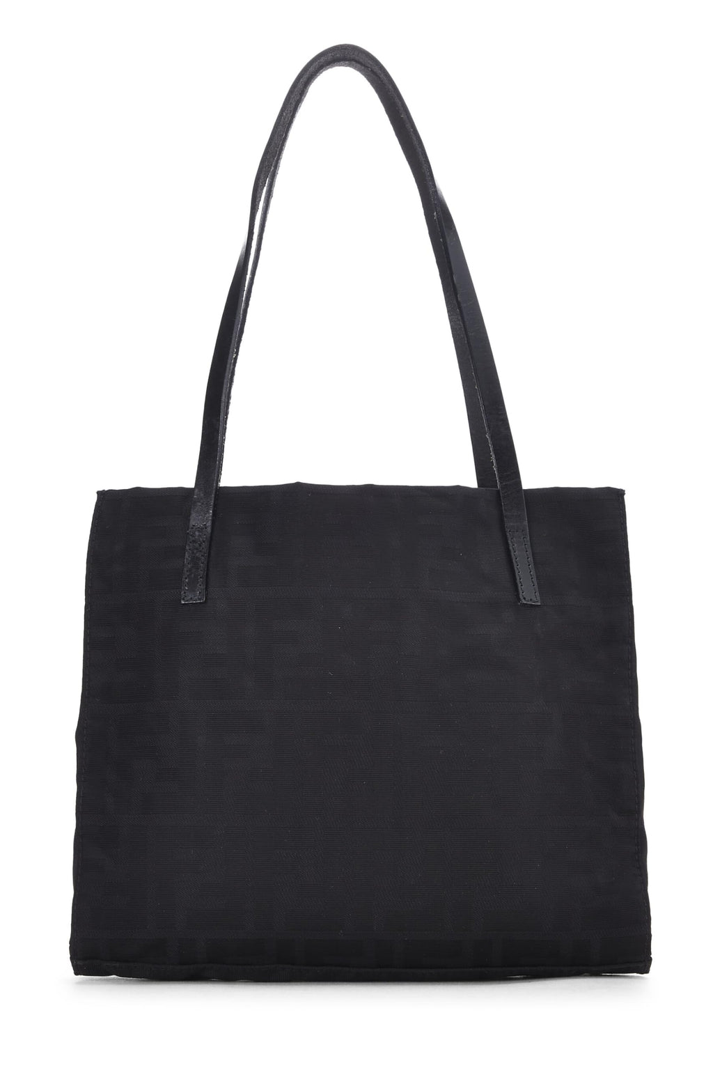 Fendi,  Black Zucca Nylon Tote Small, Black