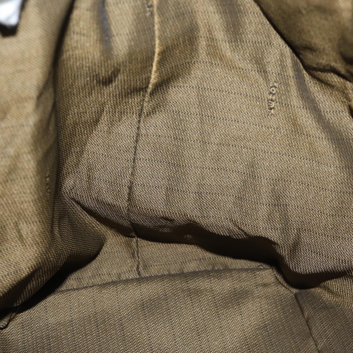 FENDI Zucca Canvas Vanity Hand Bag Brown71010