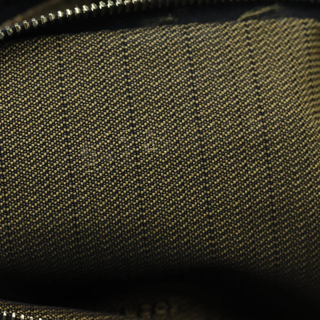 FENDI Zucca Canvas Vanity Hand Bag Brown71012