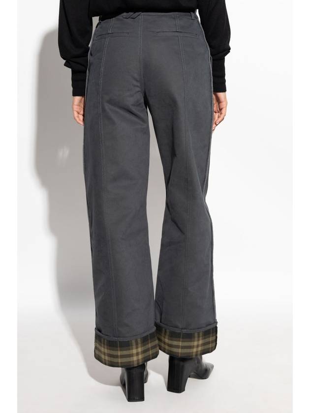 Burberry Burberry Wide-leg Trousers, Women's, Grey