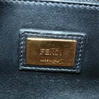 FENDI Zucca Canvas Peek A Boo Hand Bag 2way Brown Black71035A