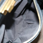 FENDI Zucca Canvas Peek A Boo Hand Bag 2way Brown Black71035A