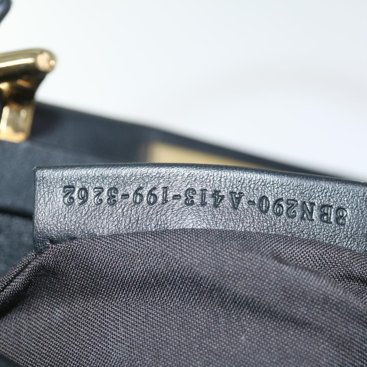 FENDI Zucca Canvas Peek A Boo Hand Bag 2way Brown Black71035A