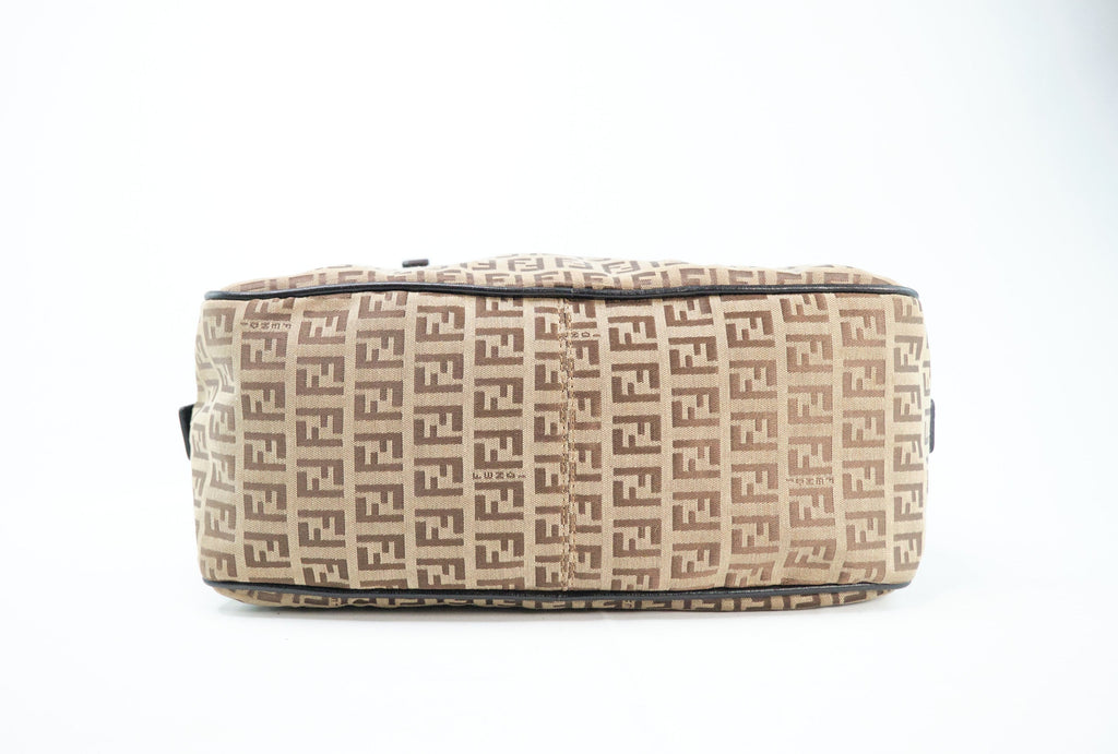 Fendi Zucchino Canvas Handbag - '10s