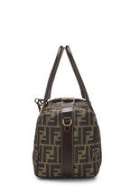 Fendi,  Brown Zucca Canvas Convertible Handbag Small, Brown