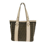 Fendi Zucchino  Canvas Shoulder Bag ()