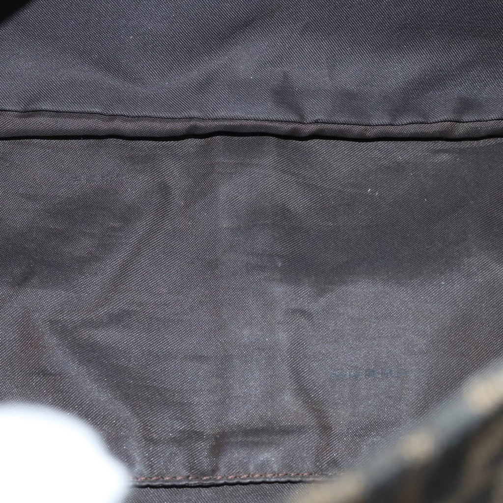 FENDI Zucca Canvas Mamma Baguette Shoulder Bag Brown71188