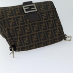FENDI Zucca Canvas Mamma Baguette Shoulder Bag Brown71188
