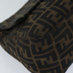 FENDI Zucca Canvas Mamma Baguette Shoulder Bag Brown71188