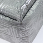 FENDI Zucca Canvas Hand Bag 2way Silver71228