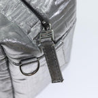 FENDI Zucca Canvas Hand Bag 2way Silver71228