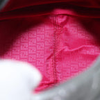 FENDI Zucca Canvas Hand Bag 2way Silver71228