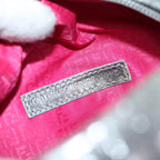 FENDI Zucca Canvas Hand Bag 2way Silver71228