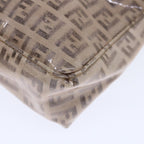 FENDI Zucchino Canvas Accessory Pouch Coated Canvas Beige71230