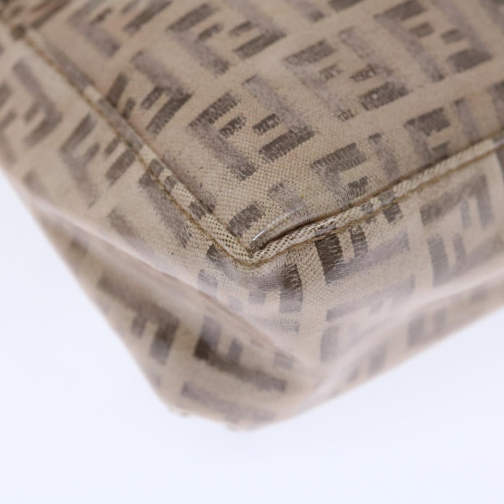 FENDI Zucchino Canvas Accessory Pouch Coated Canvas Beige71230