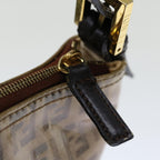 FENDI Zucchino Canvas Accessory Pouch Coated Canvas Beige71230