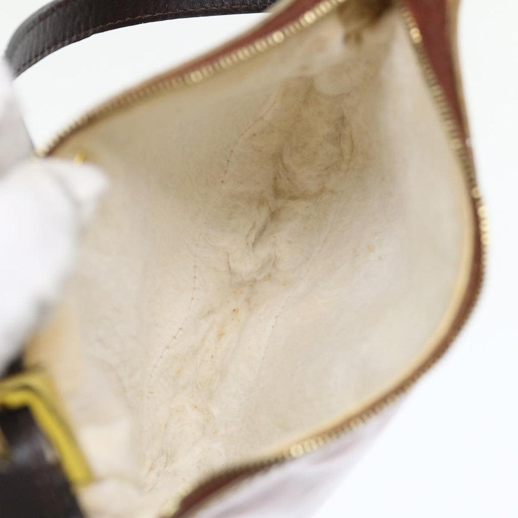 FENDI Zucchino Canvas Accessory Pouch Coated Canvas Beige71230