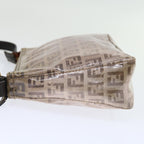 FENDI Zucchino Canvas Accessory Pouch Coated Canvas Beige71230