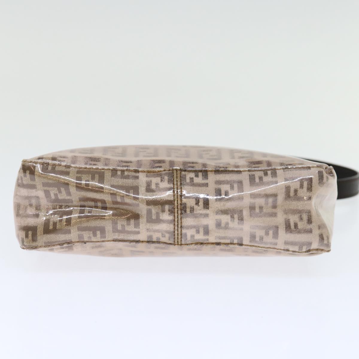 FENDI Zucchino Canvas Accessory Pouch Coated Canvas Beige71230