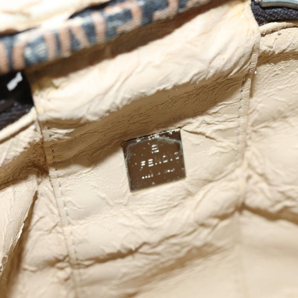 FENDI Zucca Canvas Vanity Cosmetic Pouch Brown71232