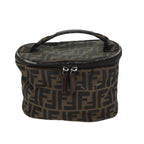 FENDI Zucca Canvas Vanity Cosmetic Pouch Brown71232