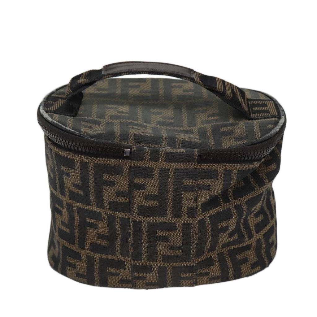 FENDI Zucca Canvas Vanity Cosmetic Pouch Brown71232