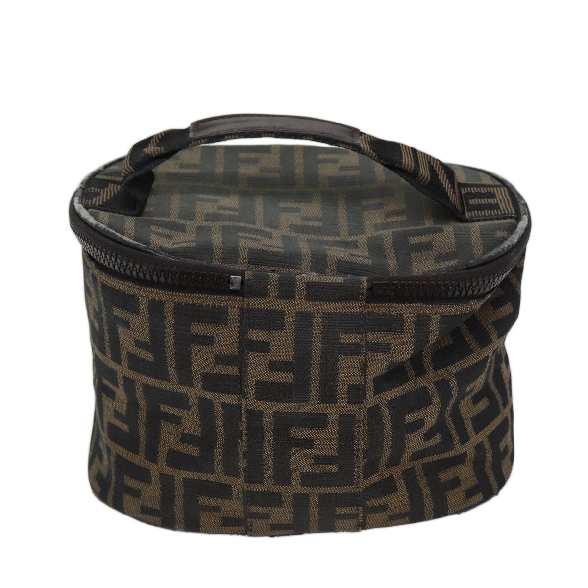 FENDI Zucca Canvas Vanity Cosmetic Pouch Brown71232