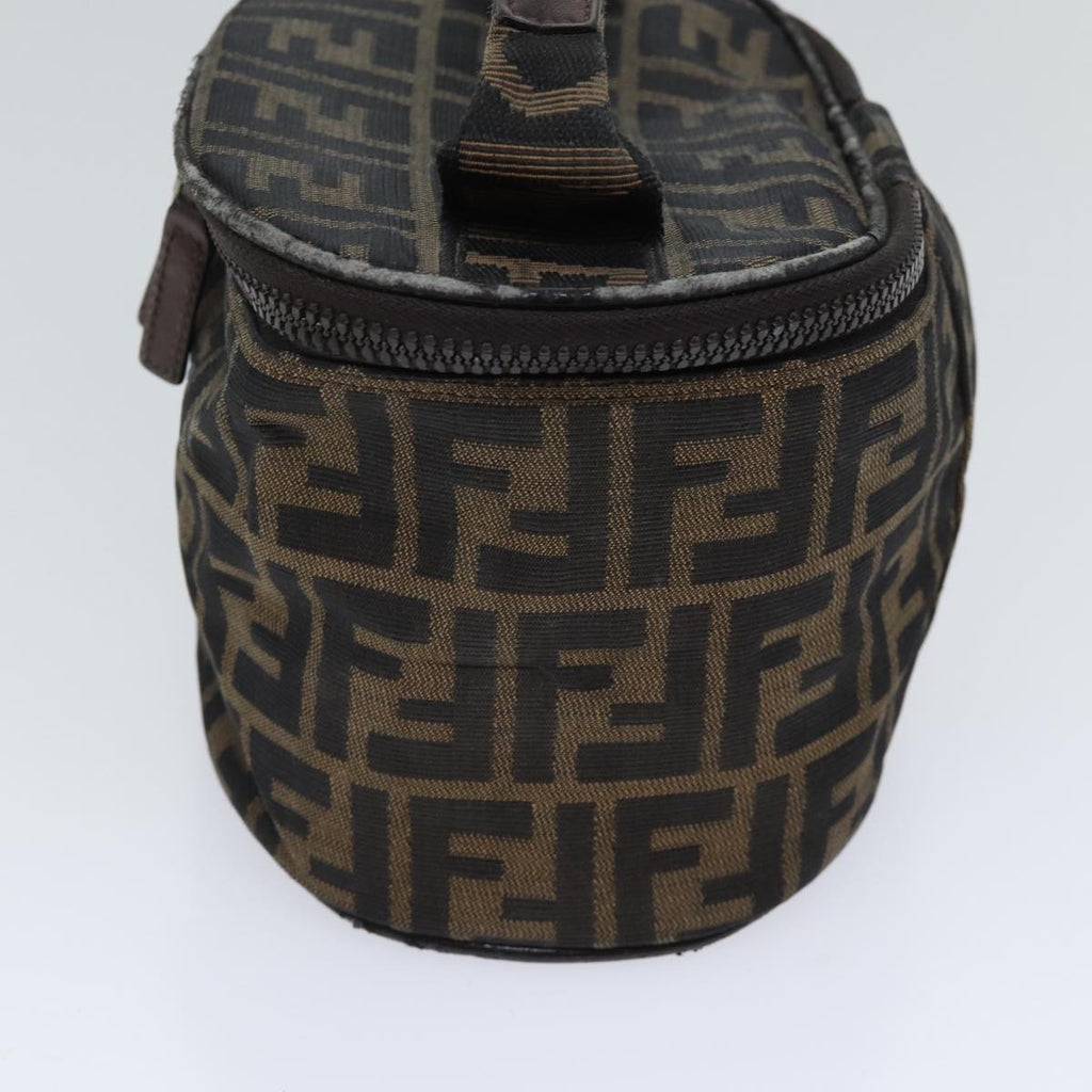 FENDI Zucca Canvas Vanity Cosmetic Pouch Brown71232