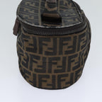 FENDI Zucca Canvas Vanity Cosmetic Pouch Brown71232