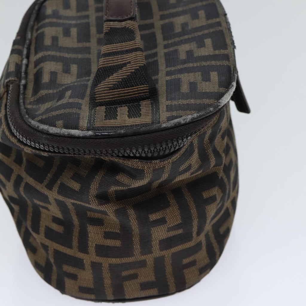 FENDI Zucca Canvas Vanity Cosmetic Pouch Brown71232