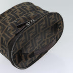 FENDI Zucca Canvas Vanity Cosmetic Pouch Brown71232